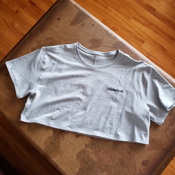 lululemon athletica Tops - LULULEMON LA All Yours Boxy Crop, Size 10
